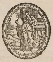 An illustration from I fatti di Milano, al contrasto della peste, over pestifero contagio: dal primo d'Agosto 1576 fin a l'ultimo dell'anno 1577. Particolarmente cavati dall' aggiunta dell' historia del Rever. P. Bugato, Milanese, stringatamenti posti (1578)
