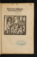 Picture 1 of 11 from Cato moralissimus cum elegantissimo commento [fratris Roberti de Euromodo] (1506), leaf 9