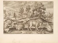 Picture 15 of 15 from Animalium quadrupedum omnis generis verae et artificiosissimae delineationes in aes (1612), leaf 49