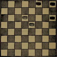 An illustration from Backgammon and draughts (or checkers) (1888)