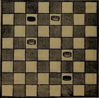 An illustration from Backgammon and draughts (or checkers) (1888)
