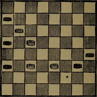 An illustration from Backgammon and draughts (or checkers) (1888)