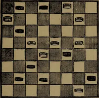 An illustration from Backgammon and draughts (or checkers) (1888)