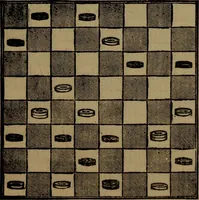An illustration from Backgammon and draughts (or checkers) (1888)