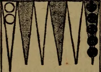 An illustration from Backgammon and draughts (or checkers) (1888)