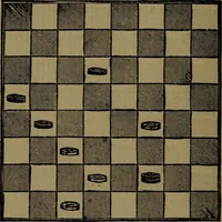 An illustration from Backgammon and draughts (or checkers) (1888)