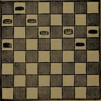 An illustration from Backgammon and draughts (or checkers) (1888)