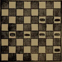 An illustration from Backgammon and draughts (or checkers) (1888)