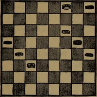 An illustration from Backgammon and draughts (or checkers) (1888)