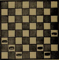 An illustration from Backgammon and draughts (or checkers) (1888)