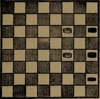 An illustration from Backgammon and draughts (or checkers) (1888)