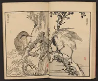 An illustration from Bairei hyakuchō gafu (1884)