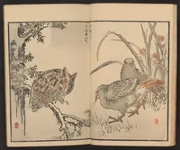 An illustration from Bairei hyakuchō gafu (1884)