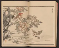 An illustration from Bairei hyakuchō gafu (1881)