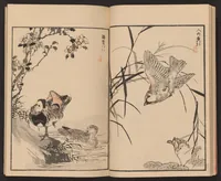 An illustration from Bairei hyakuchō gafu (1881)