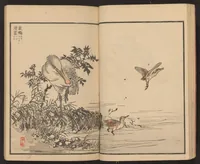 An illustration from Bairei hyakuchō gafu (1884)