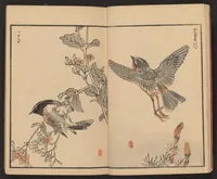 An illustration from Bairei hyakuchō gafu (1884)