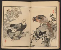 An illustration from Bairei hyakuchō gafu (1884)