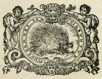 An illustration from Oratio Baldi Catanei i. c. et presb. a Castilione Aretinae diocesis. : habita jn fvnere illustriss. Latini Vrsini, Romae IIII. non. Decembris. M.D.LXXXVII (1587)