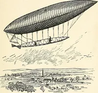 An illustration from Balloons, airships and flying machines; (1905)