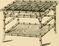 Picture 28 of 134 from Bamboo work; comprising the construction of furniture, household fitments, and other articles in bamboo (1901), leaf 45