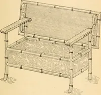 Picture 38 of 134 from Bamboo work; comprising the construction of furniture, household fitments, and other articles in bamboo (1901), leaf 56