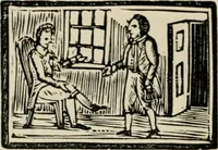 An illustration from Banbury chap books and nursery toy book literature [of the XVIII and early XIX centuries] (1890)