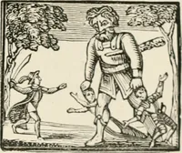 An illustration from Banbury chap books and nursery toy book literature [of the XVIII and early XIX centuries] (1890)