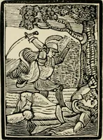 An illustration from Banbury chap books and nursery toy book literature [of the XVIII and early XIX centuries] (1890)