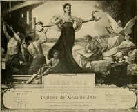 An illustration from Bangerter's inventions; his marvelous time clock (1911)