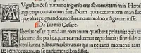 An illustration from Baptistae Fulgosi De dictis factisq[ue] memorabilibus collectaneae: (1509)