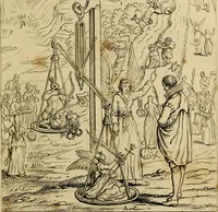 An illustration from The baptistery, or, The way of eternal life (1846)