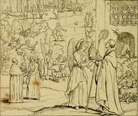 An illustration from The baptistery, or, The way of eternal life (1846)