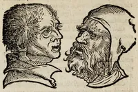 An illustration from Barptolomaei Coclitis bononiensis, naturalis philosophiae ac medicinae doctoris, Physiognomiae & chiromantiae compendium (1533)