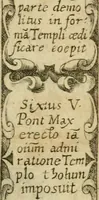 An illustration from Basilicae veteris vaticanae descriptio (1646)