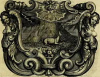 Picture 11 of 11 from Basilica sapientiae septem columnis insistens Reverendissimis, Adm: Reverendis, Religiosis, Praenobilibus, Nobilibus, ac Eruditis DD. AA. LL. & Philosophiae Baccalaureis, cum e literario Philosophici certamnins stadio victores in antiquissimae ac celeberrimae Universitatis Viennensis Theatro Academico primam daphnem largiente R. P. Ioanne Pfleger.. (1651), leaf 36