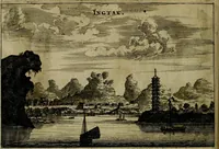 Picture 33 of 196 from Legatio Batavica ad magnum Tartariae chamum Sungteium, modernum Sinae imperatorem : historiarum narratione, quae legatis in provinciis Quantung, Kiangsi, Nanking, Xantung, Peking, & aula imperatoriâ ab anno 1655 ad annum 1657 obtigerunt, ut & ardua Sinensium in bello Tartarico fortunâ, provinciarum accurata geographia, urbium delineatione, nec non artis & naturae miraculis ex animalium, vegetabilium, mineralium genere per centum & quinquaginta aeneas figuras passim illustrata & conscripta vernacule (1668), leaf 101