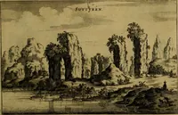 Picture 41 of 196 from Legatio Batavica ad magnum Tartariae chamum Sungteium, modernum Sinae imperatorem : historiarum narratione, quae legatis in provinciis Quantung, Kiangsi, Nanking, Xantung, Peking, & aula imperatoriâ ab anno 1655 ad annum 1657 obtigerunt, ut & ardua Sinensium in bello Tartarico fortunâ, provinciarum accurata geographia, urbium delineatione, nec non artis & naturae miraculis ex animalium, vegetabilium, mineralium genere per centum & quinquaginta aeneas figuras passim illustrata & conscripta vernacule (1668), leaf 114