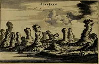 Picture 42 of 196 from Legatio Batavica ad magnum Tartariae chamum Sungteium, modernum Sinae imperatorem : historiarum narratione, quae legatis in provinciis Quantung, Kiangsi, Nanking, Xantung, Peking, & aula imperatoriâ ab anno 1655 ad annum 1657 obtigerunt, ut & ardua Sinensium in bello Tartarico fortunâ, provinciarum accurata geographia, urbium delineatione, nec non artis & naturae miraculis ex animalium, vegetabilium, mineralium genere per centum & quinquaginta aeneas figuras passim illustrata & conscripta vernacule (1668), leaf 115