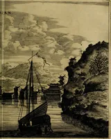 An illustration from Legatio Batavica ad magnum Tartariae chamum Sungteium, modernum Sinae imperatorem : historiarum narratione, quae legatis in provinciis Quantung, Kiangsi, Nanking, Xantung, Peking, & aula imperatoriâ ab anno 1655 ad annum 1657 obtigerunt, ut & ardua Sinensium in bello Tartarico fortunâ, provinciarum accurata geographia, urbium delineatione, nec non artis & naturae miraculis ex animalium, vegetabilium, mineralium genere per centum & quinquaginta aeneas figuras passim illustrata & conscripta vernacule (1668)