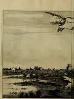 An illustration from Legatio Batavica ad magnum Tartariae chamum Sungteium, modernum Sinae imperatorem : historiarum narratione, quae legatis in provinciis Quantung, Kiangsi, Nanking, Xantung, Peking, & aula imperatoriâ ab anno 1655 ad annum 1657 obtigerunt, ut & ardua Sinensium in bello Tartarico fortunâ, provinciarum accurata geographia, urbium delineatione, nec non artis & naturae miraculis ex animalium, vegetabilium, mineralium genere per centum & quinquaginta aeneas figuras passim illustrata & conscripta vernacule (1668)