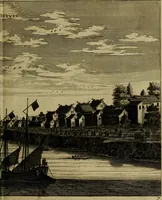 An illustration from Legatio Batavica ad magnum Tartariae chamum Sungteium, modernum Sinae imperatorem : historiarum narratione, quae legatis in provinciis Quantung, Kiangsi, Nanking, Xantung, Peking, & aula imperatoriâ ab anno 1655 ad annum 1657 obtigerunt, ut & ardua Sinensium in bello Tartarico fortunâ, provinciarum accurata geographia, urbium delineatione, nec non artis & naturae miraculis ex animalium, vegetabilium, mineralium genere per centum & quinquaginta aeneas figuras passim illustrata & conscripta vernacule (1668)