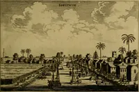 Picture 130 of 196 from Legatio Batavica ad magnum Tartariae chamum Sungteium, modernum Sinae imperatorem : historiarum narratione, quae legatis in provinciis Quantung, Kiangsi, Nanking, Xantung, Peking, & aula imperatoriâ ab anno 1655 ad annum 1657 obtigerunt, ut & ardua Sinensium in bello Tartarico fortunâ, provinciarum accurata geographia, urbium delineatione, nec non artis & naturae miraculis ex animalium, vegetabilium, mineralium genere per centum & quinquaginta aeneas figuras passim illustrata & conscripta vernacule (1668), leaf 284