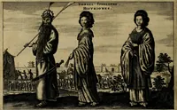 Picture 159 of 196 from Legatio Batavica ad magnum Tartariae chamum Sungteium, modernum Sinae imperatorem : historiarum narratione, quae legatis in provinciis Quantung, Kiangsi, Nanking, Xantung, Peking, & aula imperatoriâ ab anno 1655 ad annum 1657 obtigerunt, ut & ardua Sinensium in bello Tartarico fortunâ, provinciarum accurata geographia, urbium delineatione, nec non artis & naturae miraculis ex animalium, vegetabilium, mineralium genere per centum & quinquaginta aeneas figuras passim illustrata & conscripta vernacule (1668), leaf 381