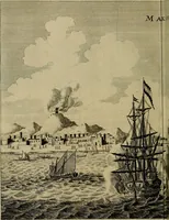 An illustration from Legatio Batavica ad magnum Tartariae chamum Sungteium, modernum Sinae imperatorem : historiarum narratione, quae legatis in provinciis Quantung, Kiangsi, Nanking, Xantung, Peking, & aula imperatoriâ ab anno 1655 ad annum 1657 obtigerunt, ut & ardua Sinensium in bello Tartarico fortunâ, provinciarum accurata geographia, urbium delineatione, nec non artis & naturae miraculis ex animalium, vegetabilium, mineralium genere per centum & quinquaginta aeneas figuras passim illustrata & conscripta vernacule (1668)