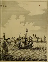 An illustration from Legatio Batavica ad magnum Tartariae chamum Sungteium, modernum Sinae imperatorem : historiarum narratione, quae legatis in provinciis Quantung, Kiangsi, Nanking, Xantung, Peking, & aula imperatoriâ ab anno 1655 ad annum 1657 obtigerunt, ut & ardua Sinensium in bello Tartarico fortunâ, provinciarum accurata geographia, urbium delineatione, nec non artis & naturae miraculis ex animalium, vegetabilium, mineralium genere per centum & quinquaginta aeneas figuras passim illustrata & conscripta vernacule (1668)