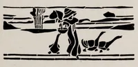 An illustration from Batik and other pattern dyeing (1920)