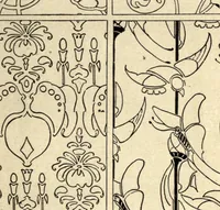 An illustration from Batik and other pattern dyeing (1920)