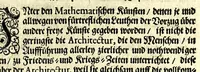 Picture 1 of 28 from Bau-Kunst, das ist, Künstliche und gründliche Beschreibung von dem Gebrauch der Fünff Säulen : aus rechtem Fundament mit allerhand schönen Gesimsern und Capitälen, auch wie man sich mit den Säulen, nach Gelegenheit dess Platzes verhalten soll, welches alle Werckmeister sollen wol ergründen recht zusammen setzen, damit der Bau-Kunst zierlich und nutzlich mit ihrem Lob und Vortheil könne gebraucht werden ... mit den darzu gehörigen Figuren (1671), leaf 9