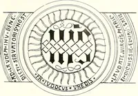 An illustration from Bau- und Kunstdenkmäler von Westfalen. Im Auftrage des Provinzial-Verbandes der Provinz Westfalen (1897)